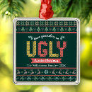 Search for ugly sweater christmas tree decorations Tacky