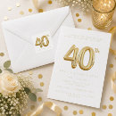 Search for 40th birthday party stickers Gold