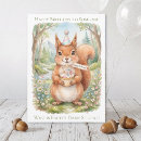 Search for squirrel birthday cards Woodland animals