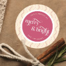 Search for pink red stickers Merry and bright