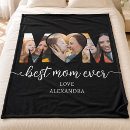Search for best mother ever blankets Typography