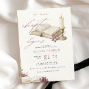 Search for a new chapter begins invitations Elegant