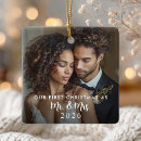 Search for brush christmas tree decorations Just married