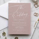 Search for taupe wedding invitations Dusty rose