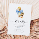 Search for duck baby boy shower invitations Blue