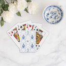 Search for jar playing cards Blue and white