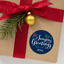 Search for holiday envelope seals Initial
