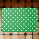 Search for polka dot bath mats Green
