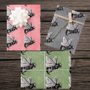 Search for skull and crossbones wrapping paper Green