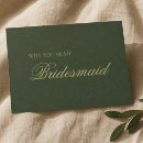 Search for sage green bridesmaid cards Simple