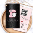 Search for black cake business cards Qr code