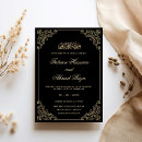 Search for black lace wedding invitations Walima
