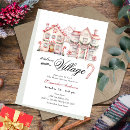 Search for it takes a village baby shower invitations Gingerbread house