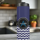 Search for blue chevron travel mugs Monogrammed