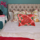 Search for red rose cushions Floral pattern