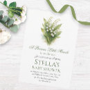 Search for lily of the valley invitations Watercolor
