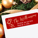 Search for bells return address labels Merry christmas