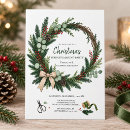 Search for wreath christmas invitations Wreath making party