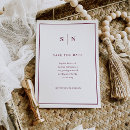 Search for burgundy wedding save the dates Minimalist