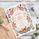 Search for fall baby shower invitations Rustic
