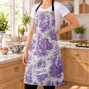 Search for vintage monogram aprons Retro