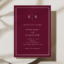 Search for maroon wedding invitations Elegant