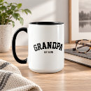 Search for retro fathers day mugs Grandpa