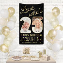 Search for 25th birthday decor Black and gold