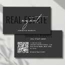 Search for black and white real estate business cards Realtor