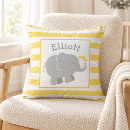 Search for yellow and white striped cushions For kids