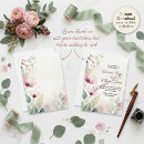 Search for blank floral invitations Pink