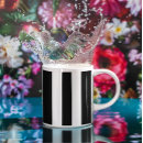 Search for black white vertical stripes mugs Minimalist
