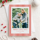 Search for red and white christmas cards Striped