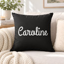 Search for black and white lettering cushions Cute
