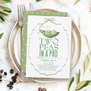 Search for two peas in a pod invitations Twins