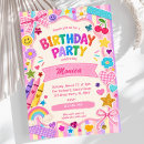 Search for craft birthday invitations Rainbow party