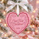 Search for hand drawn christmas tree decorations Our first christmas