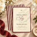 Search for red engagement party invitations Old money aesthetic