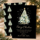 Search for black christmas cards Black and gold