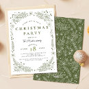 Search for secret santa exchange invitations Winter botanicals