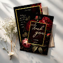 Search for gothic wedding thank you cards Elegant