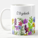 Search for pretty wildflowers mugs Mother