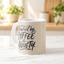 Search for funny anxiety mugs Overthinker