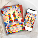 Search for 11 year old birthday invitations For kids