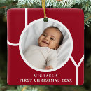 Search for boy christmas tree decorations Baby's first christmas