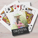 Search for grandma playing cards Typography