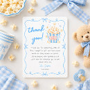 Search for popcorn thank you cards Baby shower
