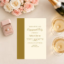 Search for stylish engagement party invitations Formal
