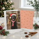 Search for black dog christmas cards Happy howlidays