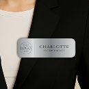 Search for silver name tags Employee id
